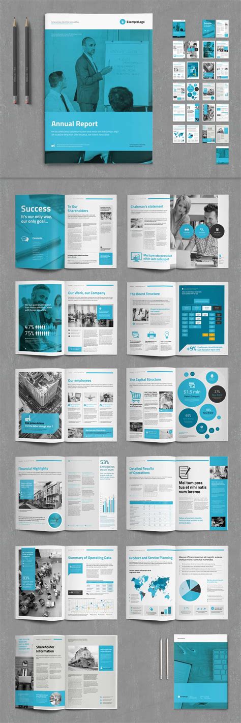 60 Modern Annual Report Design Templates [Free and Paid] | Redokun Blog