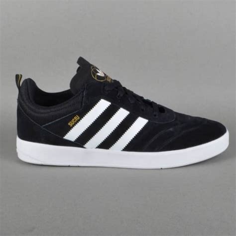 Adidas Skateboarding Suciu ADV Skate Shoes - Core Black/FTW White/Gold Metallic - SKATE SHOES ...