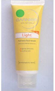 Garnier Light Fairness Face Wash : Review | Beauty and Personal Grooming