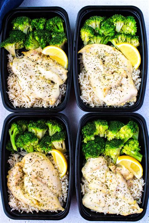 Chicken, Rice and Broccoli Meal Prep - Eats by April