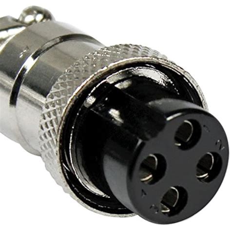 5PCS 10A 20MM 4 Pin Female Aviation Connector Socket Plug + Male Home Audio & | eBay