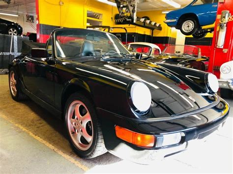 1990 PORSCHE 964 CABRIOLET * LOW MILES * TRIPLE BLACK