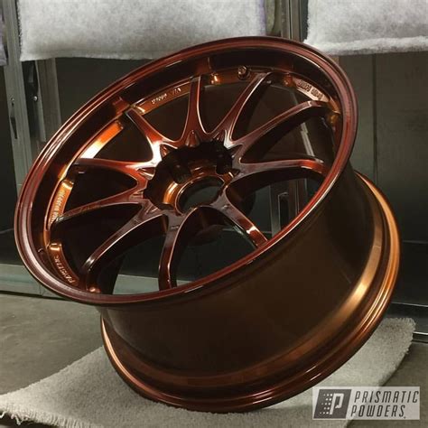 RAYS Wheels in Transparent Copper and Super Chrome Powder Coating | Gallery Project | Prismatic ...