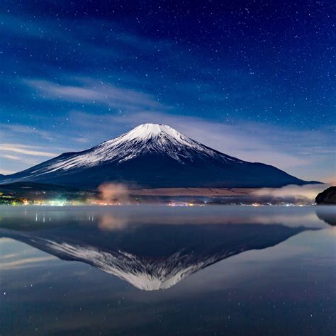 Night Mount Fuji Wallpapers - Top Free Night Mount Fuji Backgrounds - WallpaperAccess