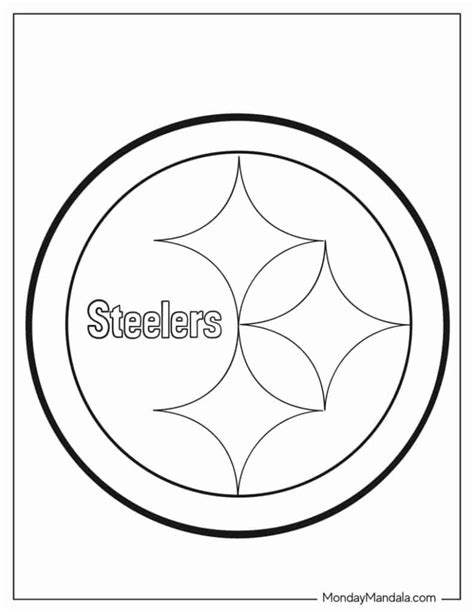 Pittsburgh Steelers Printable Coloring Pages