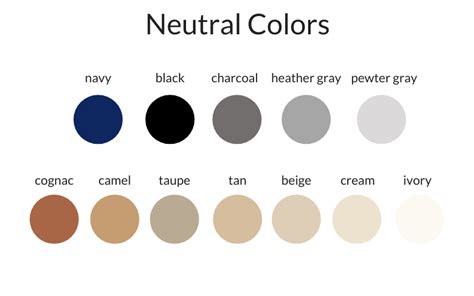 Neutral Colors - Coloring