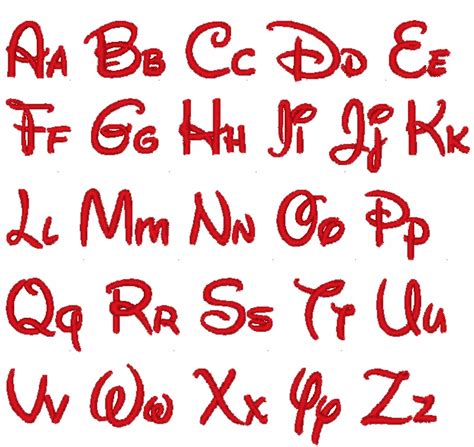 14 Disney Font Alphabet Letters Images - Disney Letter Font Embroidery, Disney Font Alphabet ...