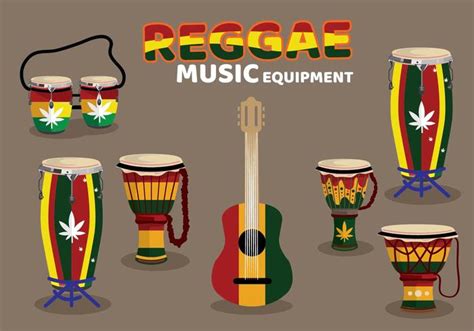 Equipo de música personalizada Reggae 180591 Vector en Vecteezy