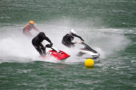 Premium Photo | Jet boat racing