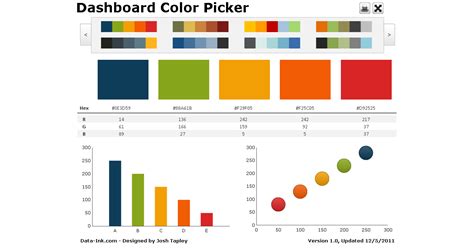 Business Dashboard Color Palette