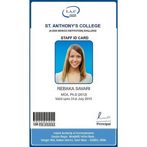 Multicolor College ID Card, Matt, Glossy at best price in Mumbai | ID: 21613198548