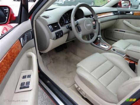 Beige Interior 2002 Audi A6 2.7T quattro Sedan Photo #49380203 | GTCarLot.com