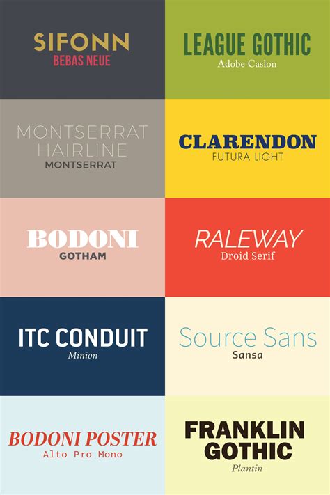 Font Combinations Graphic Design - studio ideas