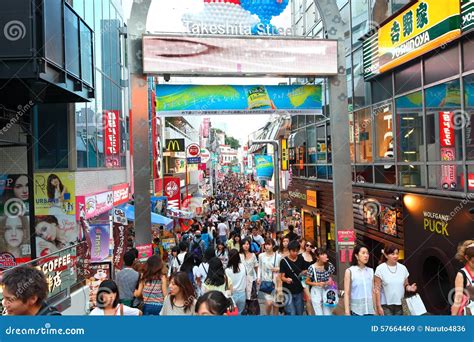 Takeshita Street In Harajuku, Tokyo, Japan Editorial Photo ...