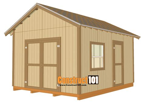 Free Shed Plans - with Drawings - Material List - Free PDF Download