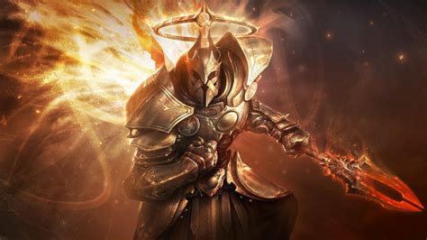 Diablo III Epic Warrior HD Wallpaper