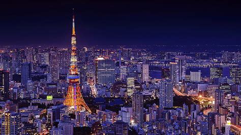 HD wallpaper: tokyo, tokyo tower, japan, asia, cityscape, city lights ...