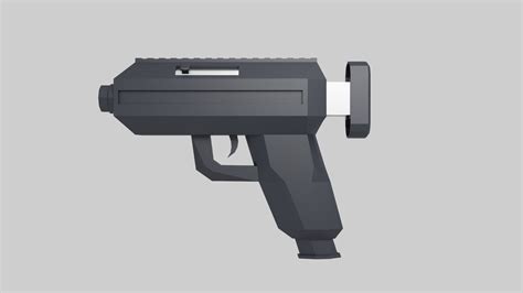 Low Poly Gun 3D model VR / AR ready | CGTrader