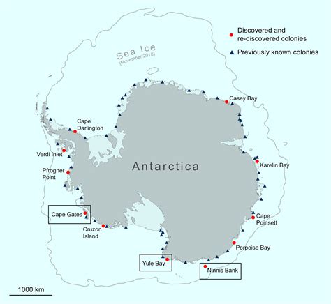 Emperor Penguin Map