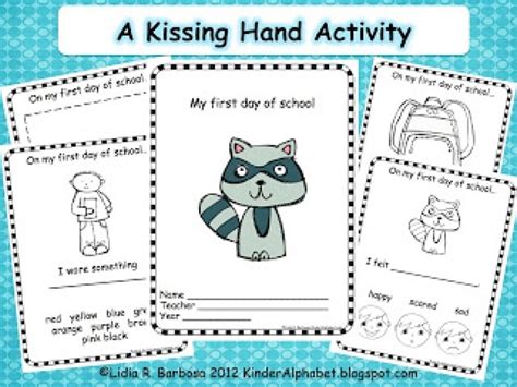 The Kissing Hand - Free Activity Booklet - Teach Junkie