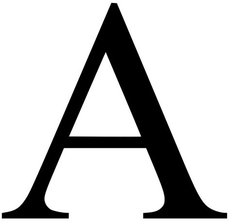 letter a png - Clip Art Library