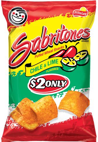 SABRITONES® Chile & Lime Flavored Puffed Wheat Snacks | FritoLay