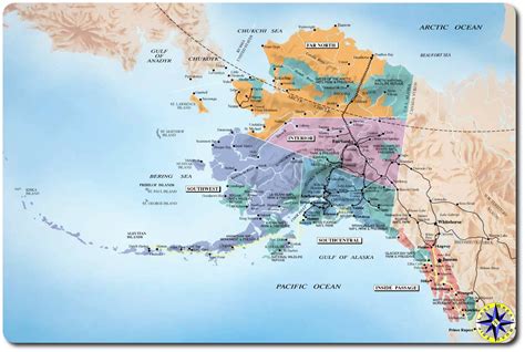 Arctic Circle Map Alaska - Winna Kamillah