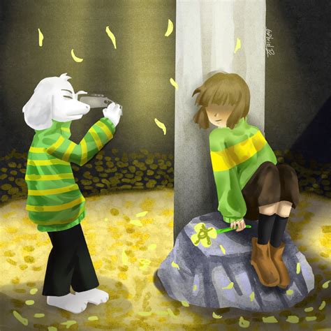 Chara and Asriel by GabrielDrawingsxD on DeviantArt