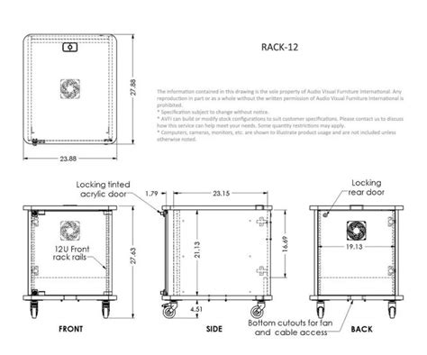 16u Rack Cabinet Dimensions | Cabinets Matttroy