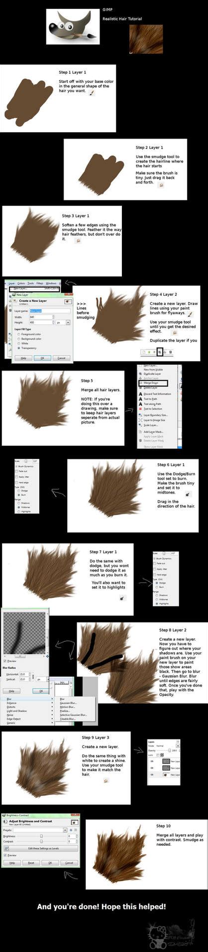 Gimp Realistic Hair Tutorial by TheyCallMeIvy on DeviantArt