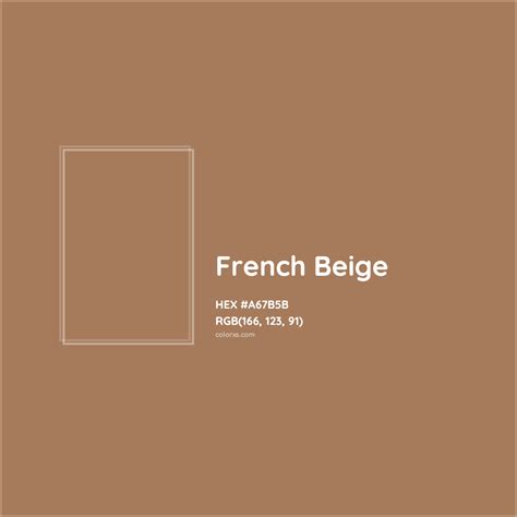 About French Beige - Color codes, similar colors and paints - colorxs.com