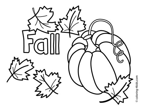 Free Fall Coloring Pages Printable - Coloring Home