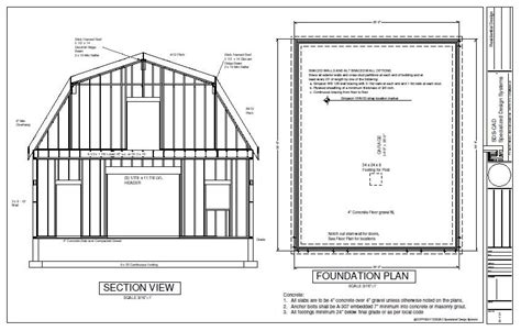 Free 16x24 gambrel shed plans ~ Lonard shed