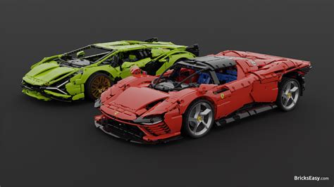 Lego Technic Ferrari Daytona SP3 vs Lamborghini Sián FKP 37 » Lego Sets Guide