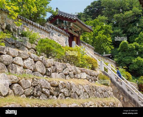 Bulguksa temple in Gyeongju, South Korea Stock Photo - Alamy