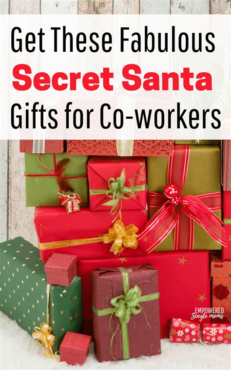 Fun Secret Santa Gifts for Co-Workers - Empowered Single Moms