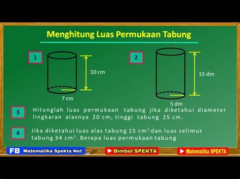 Cara Menghitung Rumus Luas Permukaan Tabung - IMAGESEE