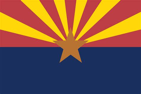 Arizona Flag Vector - Cliparts.co