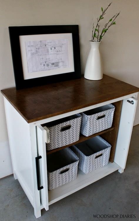 Pocket Door Cabinet Build--{Building Plans and Tutorial!}