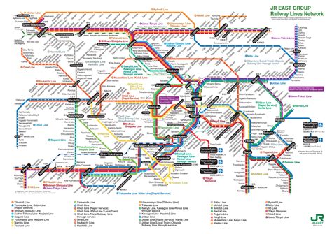 Tokyo Train Map For Tourist - Cathie Annabella