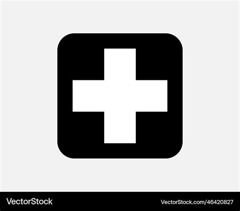 First aid symbol Royalty Free Vector Image - VectorStock