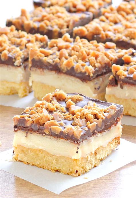 Chocolate Toffee Bars Recipe - Sugar Apron