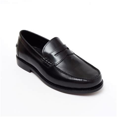 LUCINI Lucini Formal Men Black Mocassin Leather Formal Slip-On Shoes Wedding Office - Mens from ...