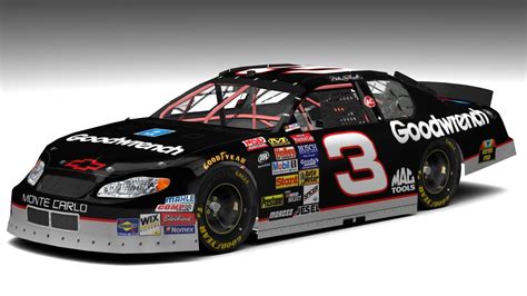 Retro 1990's Dale Earnhardt #3 GM Goodwrench Chevrolet (SnG 2003-05 Mod) | Stunod Racing