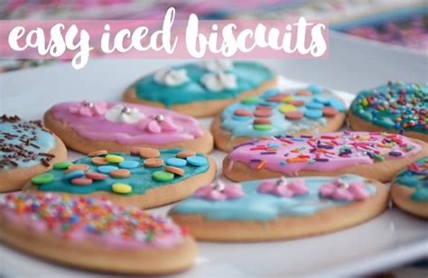 Easy iced biscuits | Kid Magazine