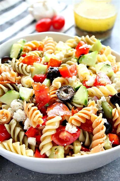 Easiest Way to Make Pasta Salad Recipes With Italian Dressing And Cucumbers