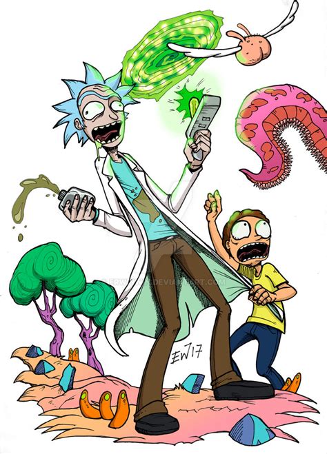 Rick and morty fan art by erwinwin on DeviantArt