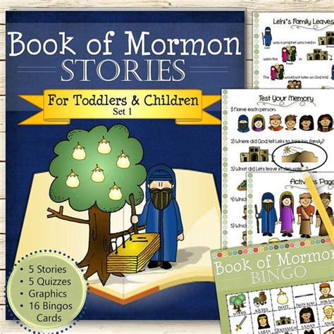 Complete Book of Mormon Stories For Toddlers and Children | Etsy ...