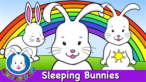 Sleeping Bunnies | Nursery Rhymes & Children's Songs | Sleep Little Bunnies Chords - Chordify