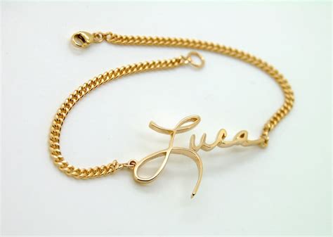 Custom Memorial Bracelets to Remember Loved Ones 14K Gold Remembrance ...